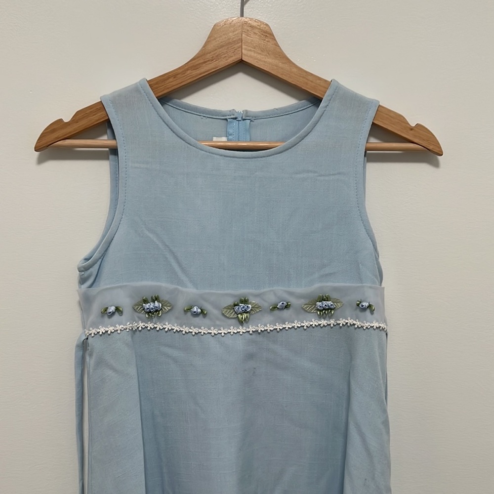 Blue dress